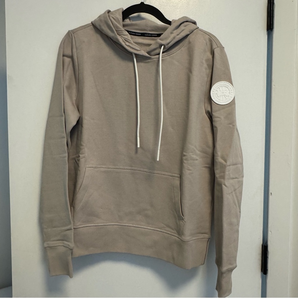 Canada Goose Light Tan Hoodie Sweater - Picture 1 of 9